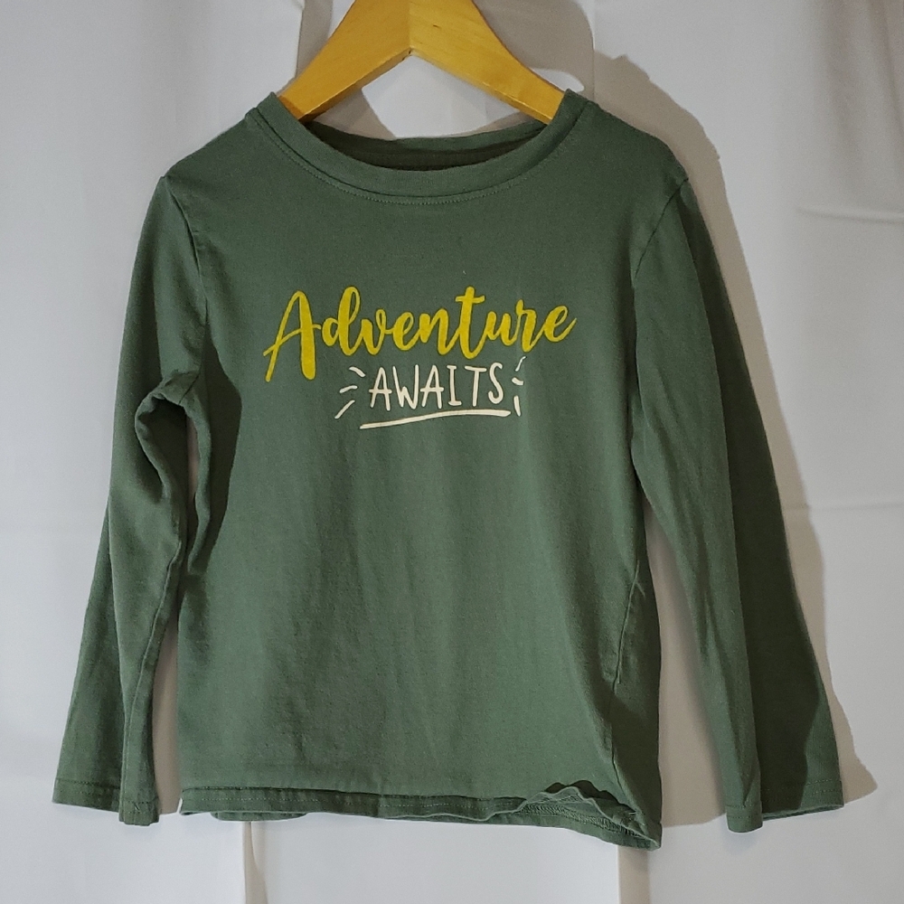 Koala Kids Green "Adventure Awaits" Long Sleeve Shirt - 3T